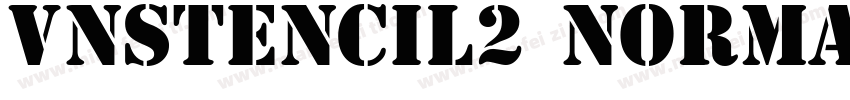 VnStencil2 Normal字体转换